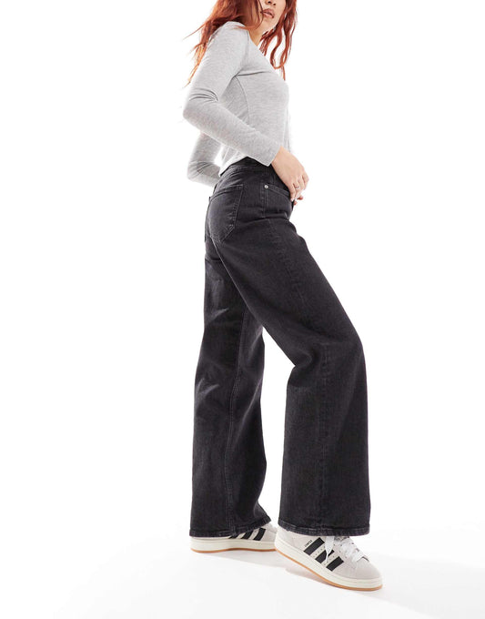 Juicy High Waisted Wide Leg Jeans