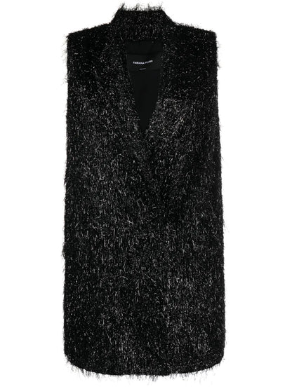 Double-Breasted Lurex Waistcoat