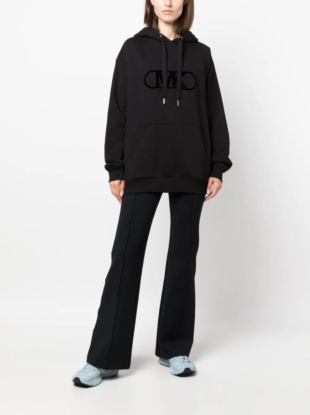 Logo-Embossed Drawstring Hoodie