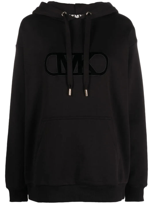 Logo-Embossed Drawstring Hoodie