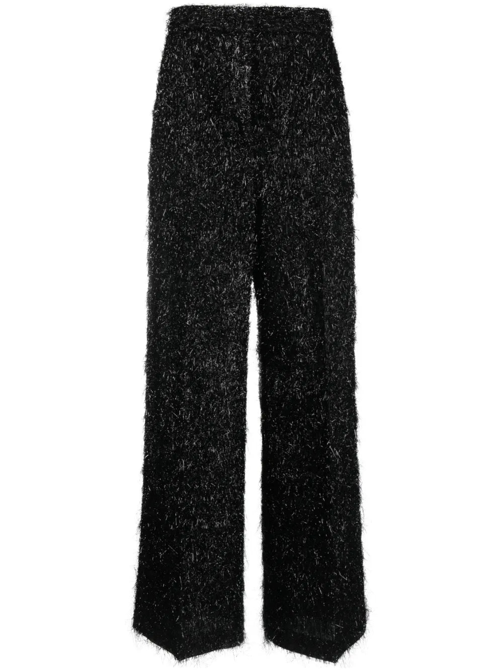 Fuzzy Wide-Leg Trousers