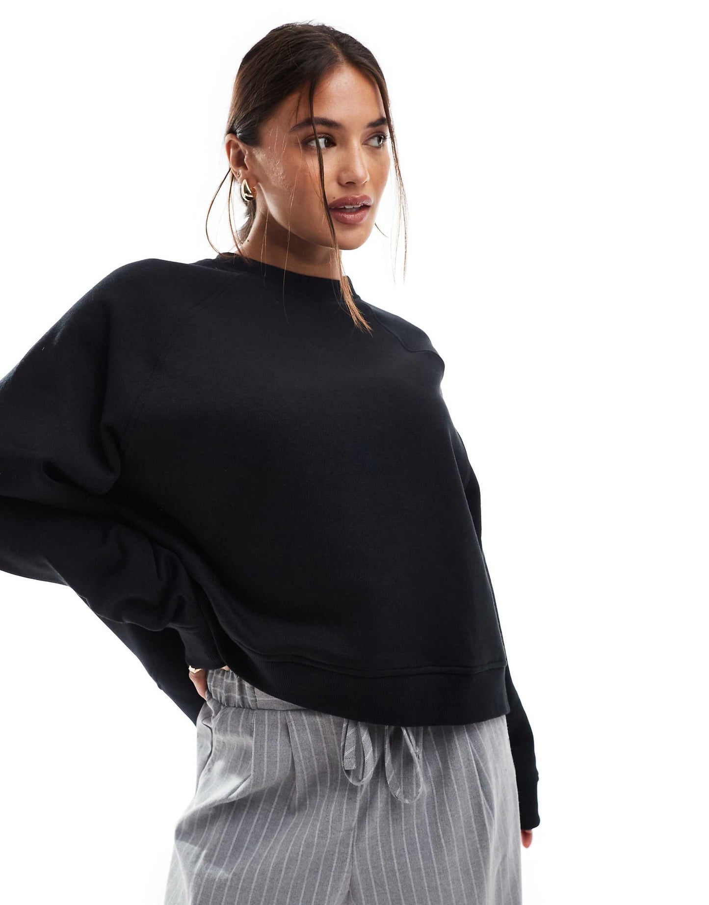Oversized Sweat With Raglan Detail