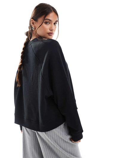 Oversized Sweat With Raglan Detail
