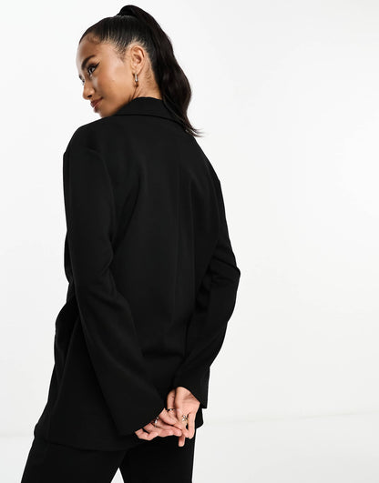 Petite Jersey Slouchy Suit Blazer