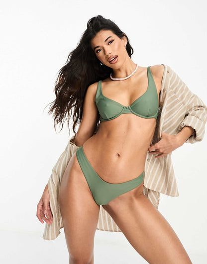 Classic Hi Cut Bikini Bottom
