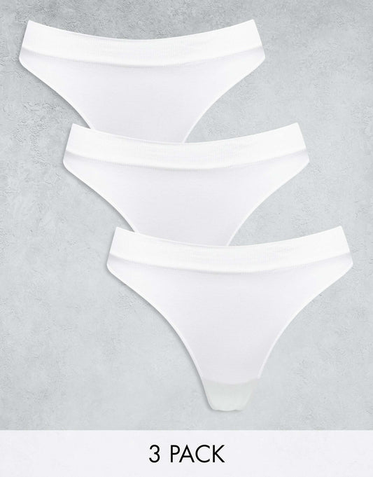 Cat Seamless 3-Pack Thong