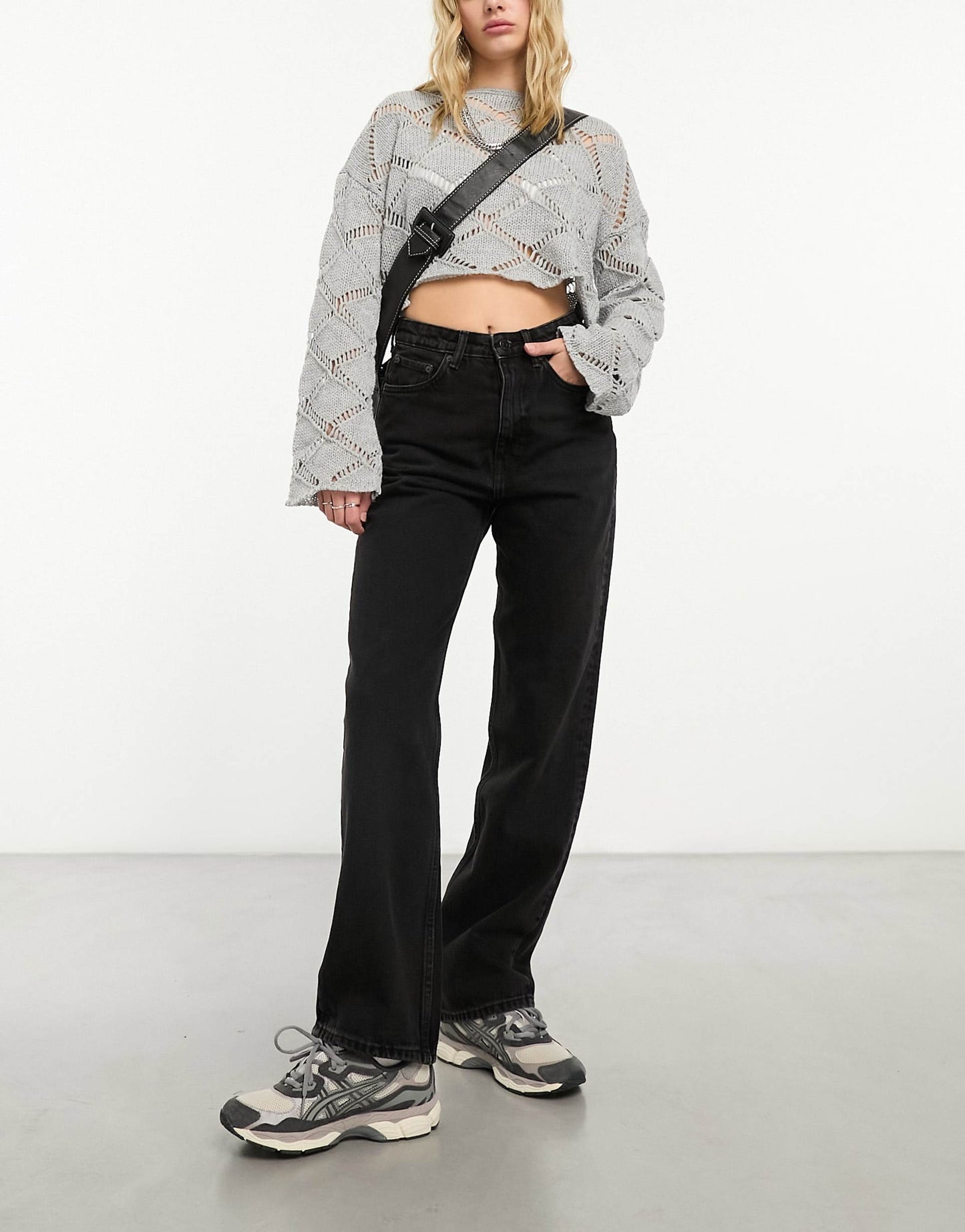 Rowe Extra High Waist Regular Fit Straight Leg Jeans