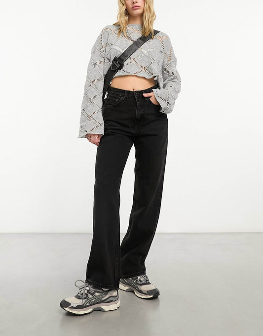 Rowe Extra High Waist Regular Fit Straight Leg Jeans