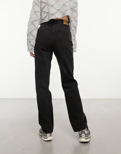Rowe Extra High Waist Regular Fit Straight Leg Jeans