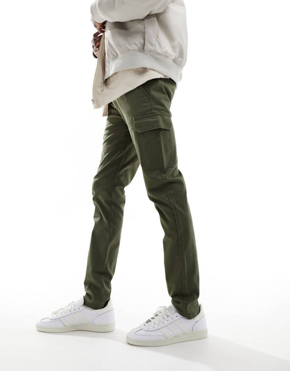 Skinny Cargo Trousers