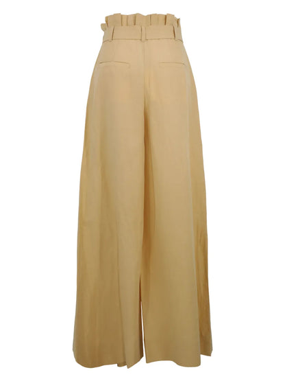 Gitana Tie-Waist Palazzo Pants