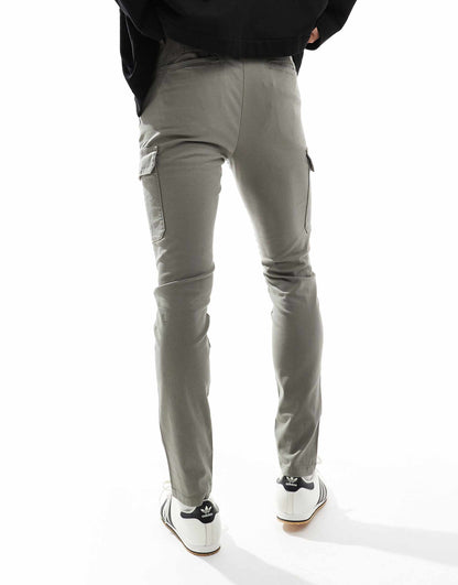 Skinny Cargo Trousers
