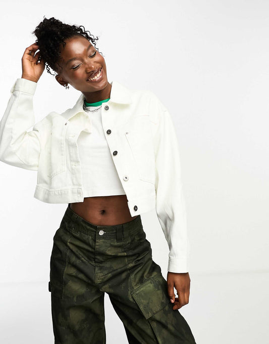 Raynes Cropped Trucker Jacket