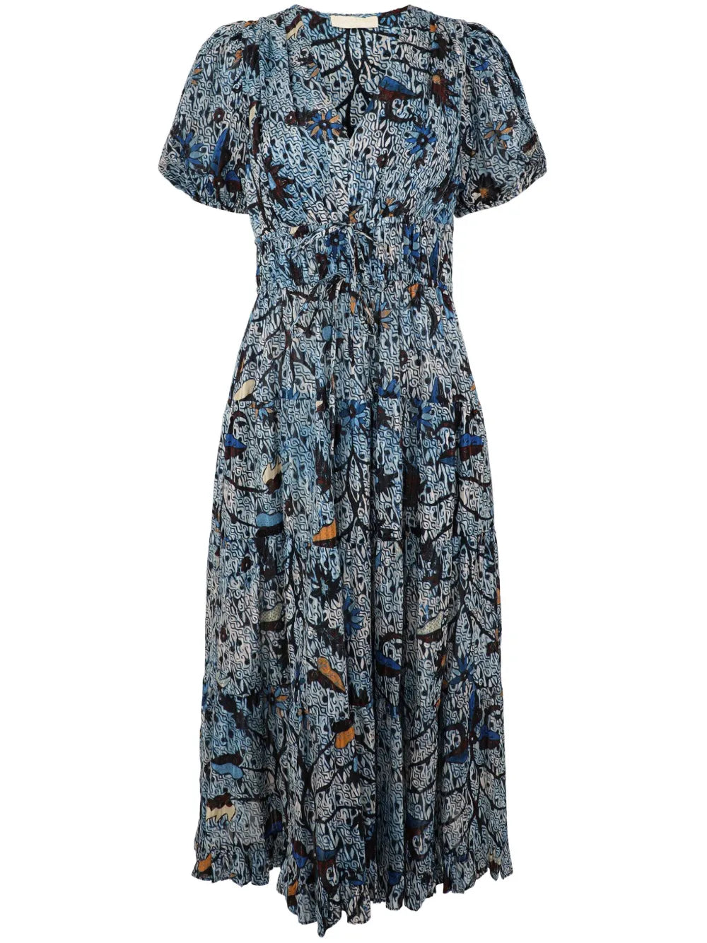 Thelma Floral-Print Midi Dress
