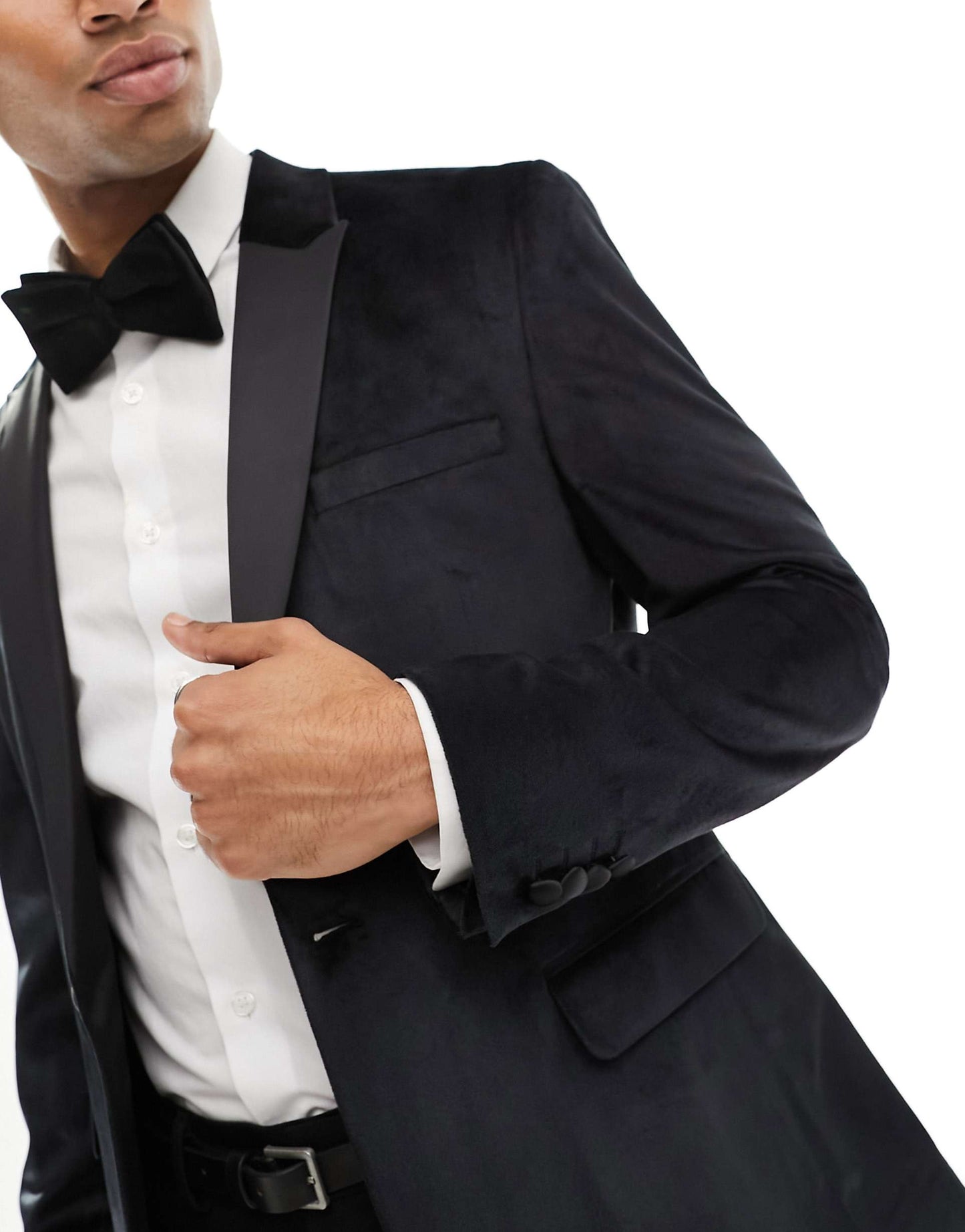 Skinny Velvet Blazer