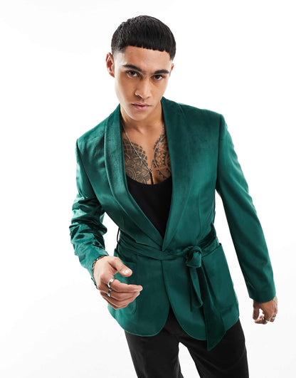 Super Skinny Smoking Jacket