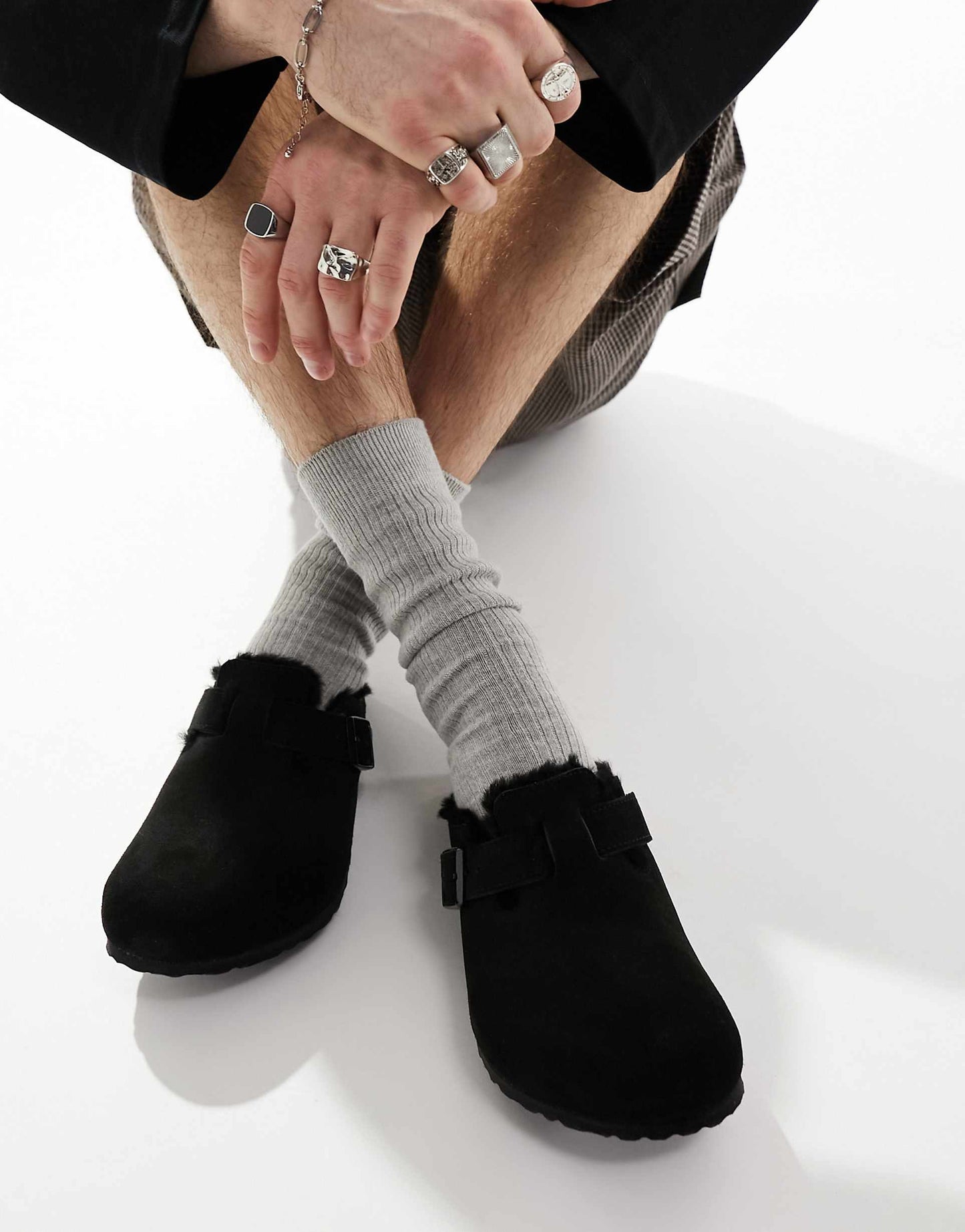 Boston Shearling Mink Lined Clogs