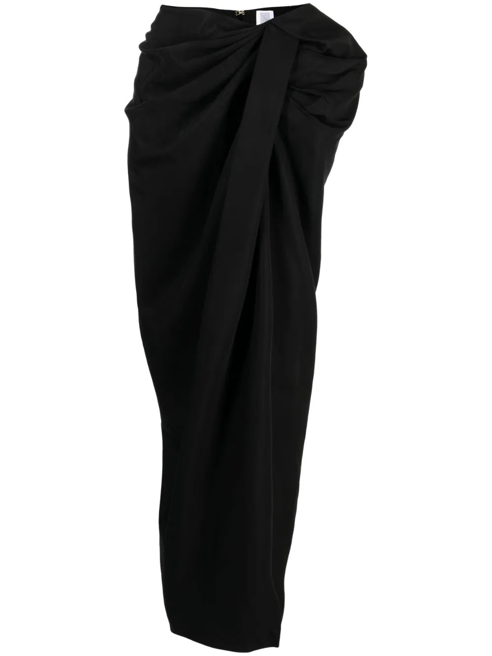 Rosebud Draped Maxi Skirt