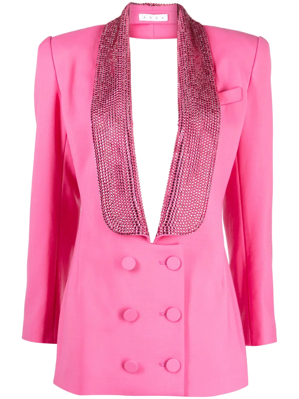 Tuxedo Crystal-Embellished Minidress