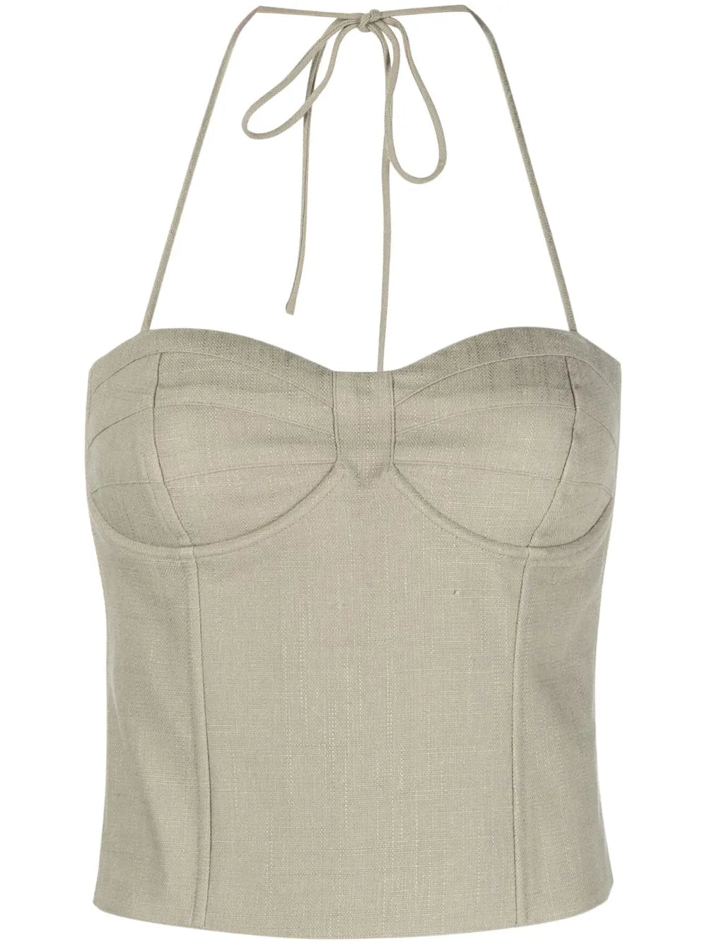 Sweetheart-Neck Ruched Corset