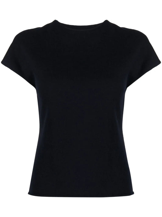 Short-Sleeve Wool-Blend T-Shirt
