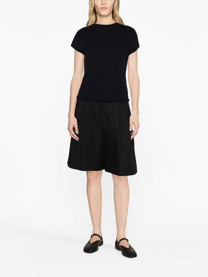 Short-Sleeve Wool-Blend T-Shirt
