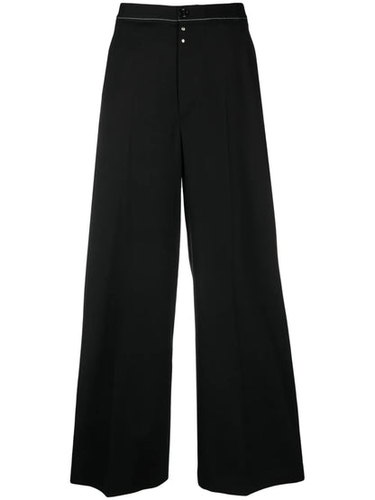 Wide-Leg Tailored Trousers