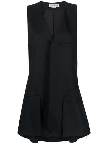 Waistcoat-Style Minidress