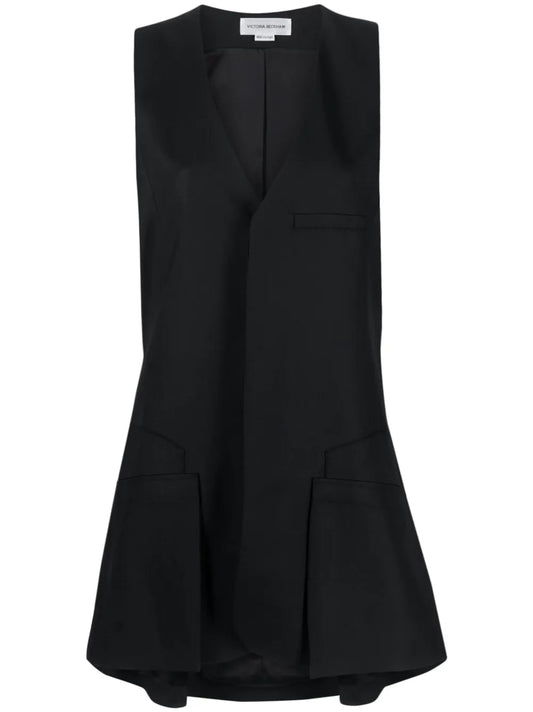 Waistcoat-Style Minidress
