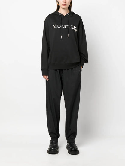 Embroidered-Logo Cotton Hoodie
