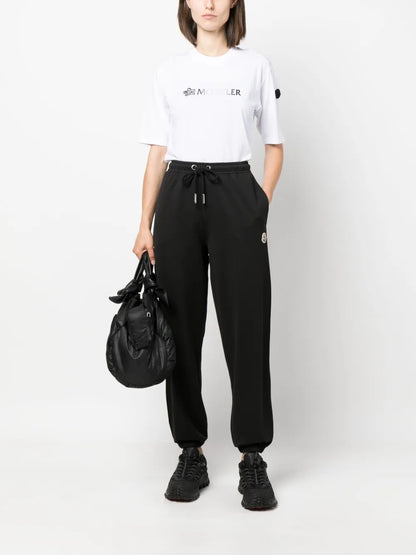 Logo-Patch Cotton Track Pants