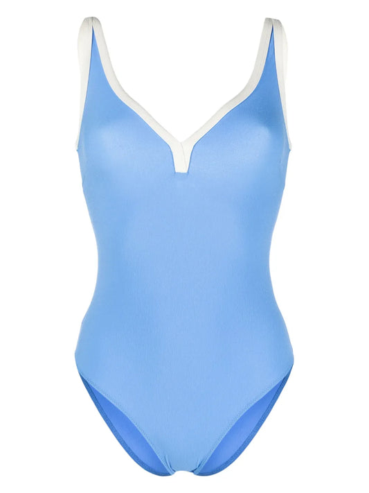 Maria Contrast-Trim Swimsuit