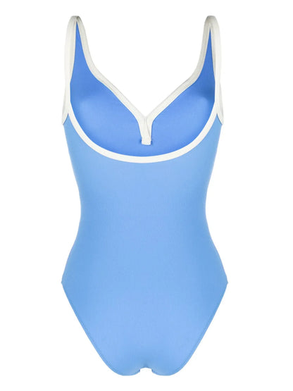 Maria Contrast-Trim Swimsuit