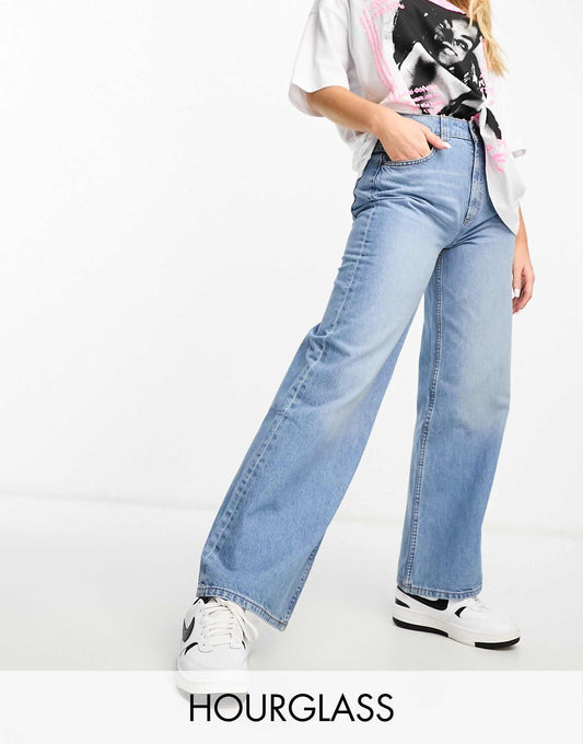 Hourglass Wide Leg Dad Jeans