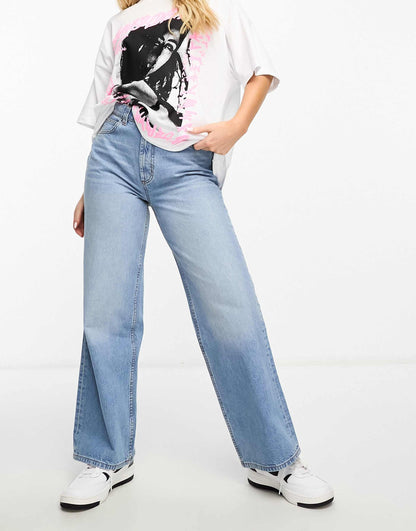 Hourglass Wide Leg Dad Jeans