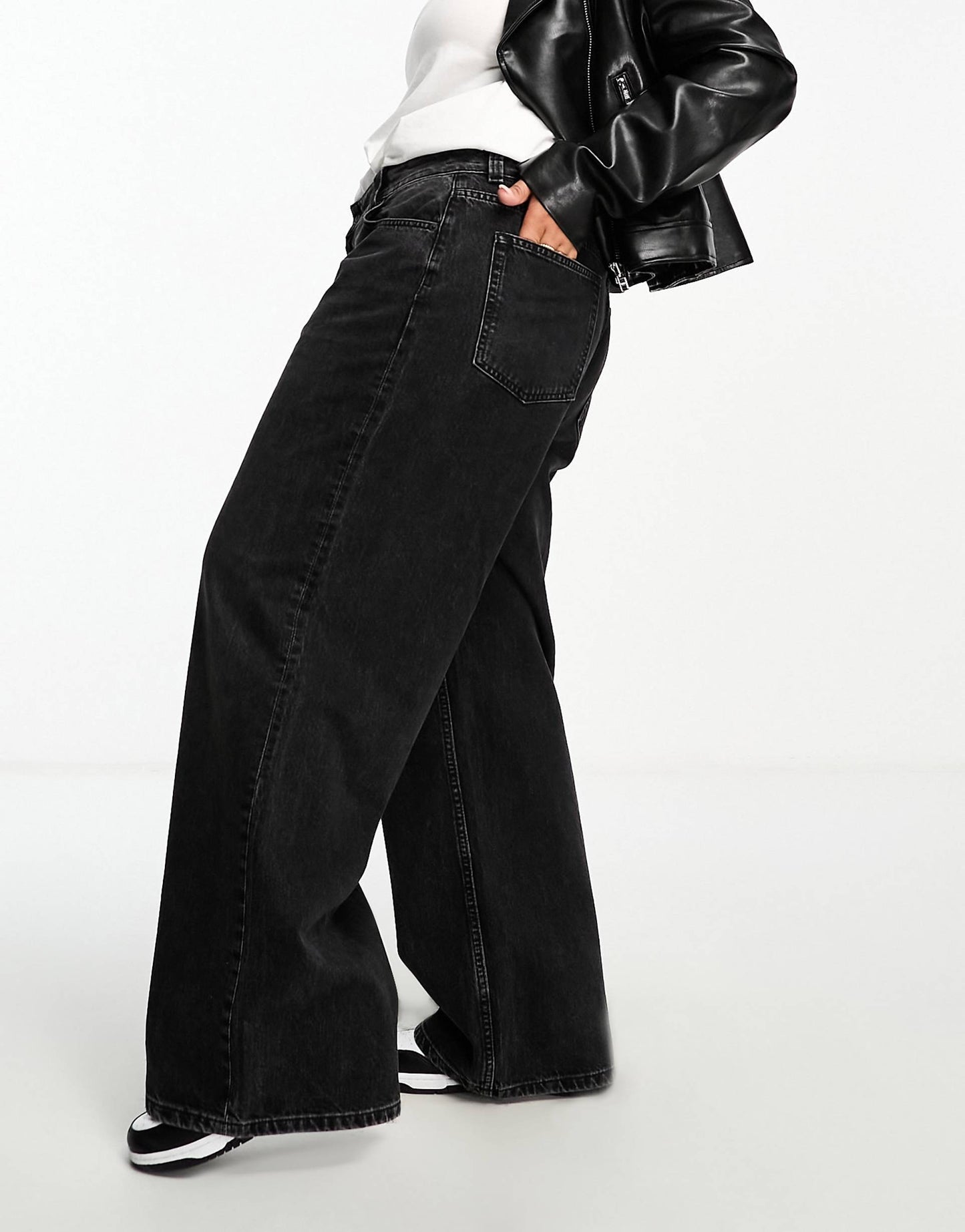 Curve Wide Leg Dad Jeans
