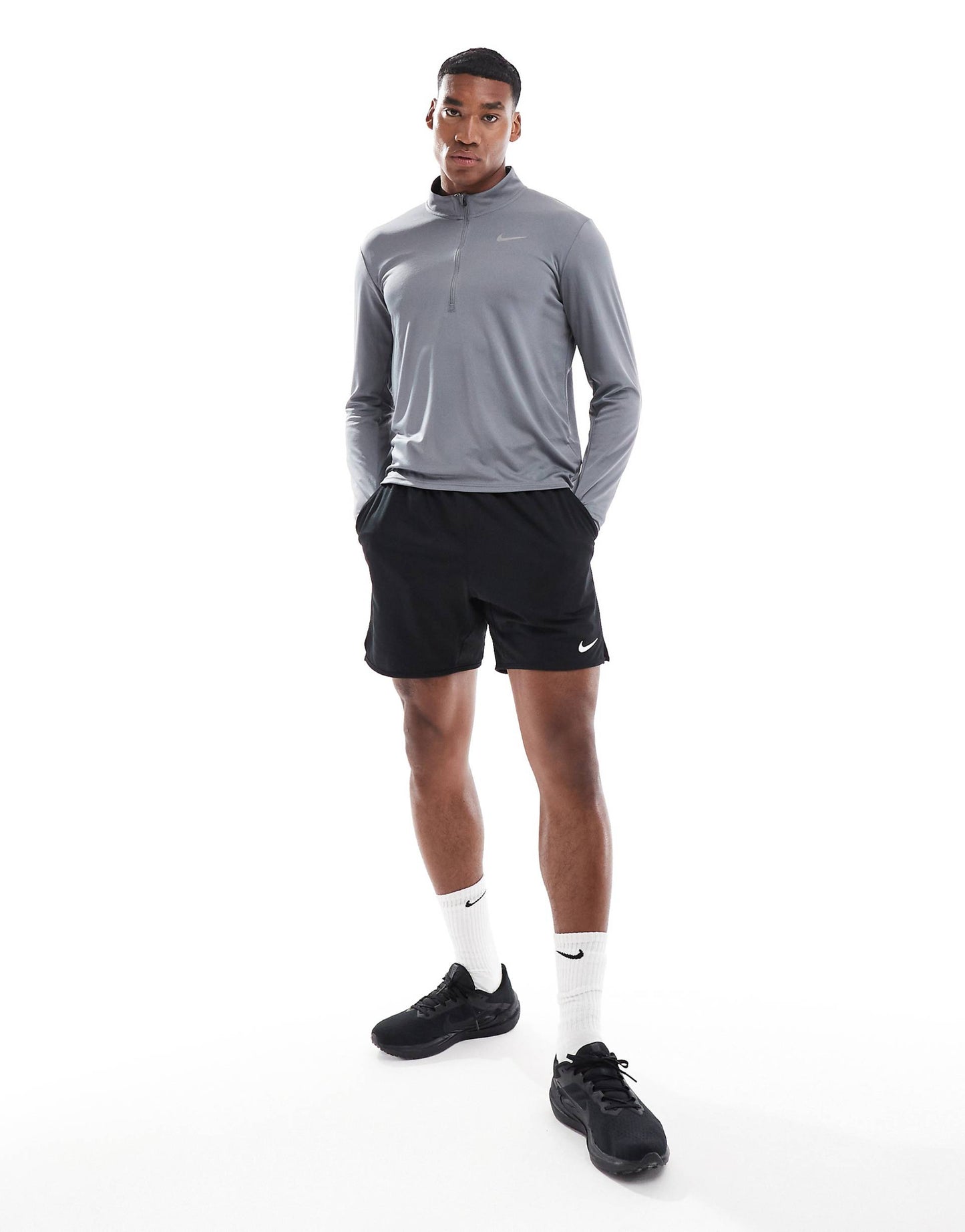 Running Pacer Dri-Fit Half Zip Longsleeve Top