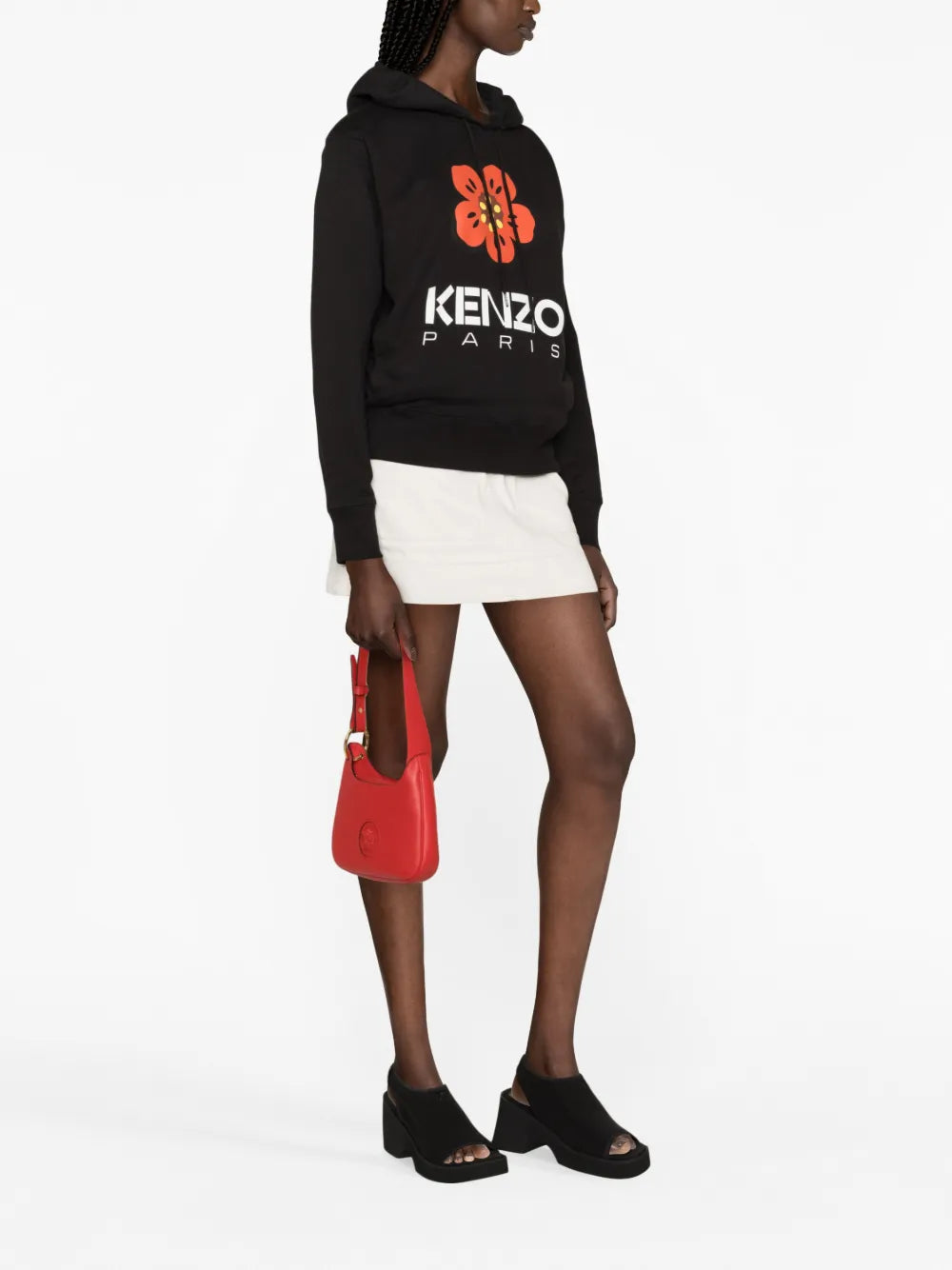Logo-Print Long-Sleeve Hoodie