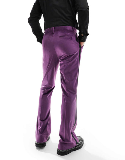 Flare Tuxedo Suit Trouser