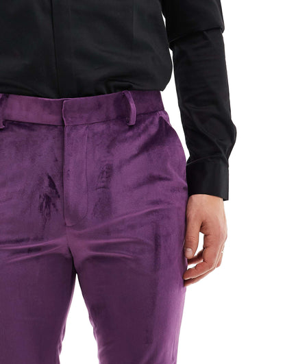 Skinny Tuxedo Suit Trouser