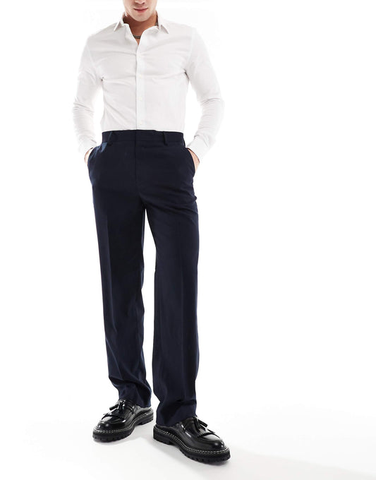 Straight Leg Suit Trouser