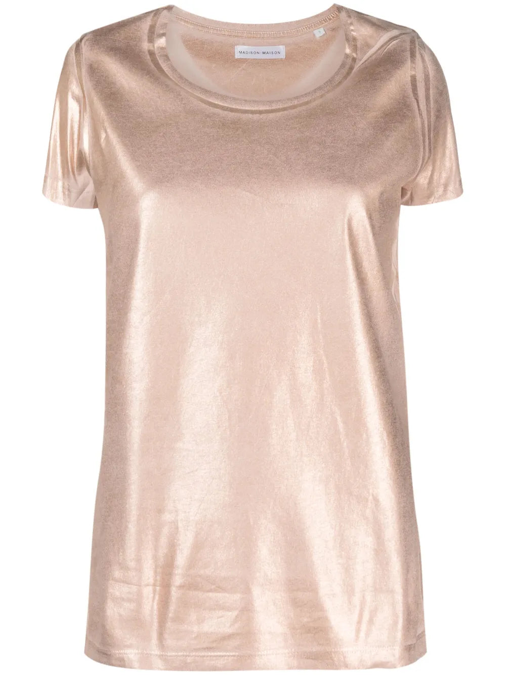 Short-Sleve Lamé T-Shirt