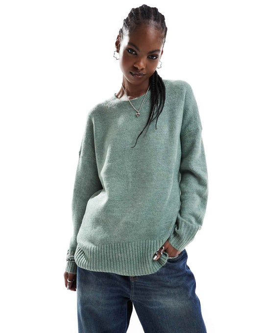Longline Deep Cuff Jumper