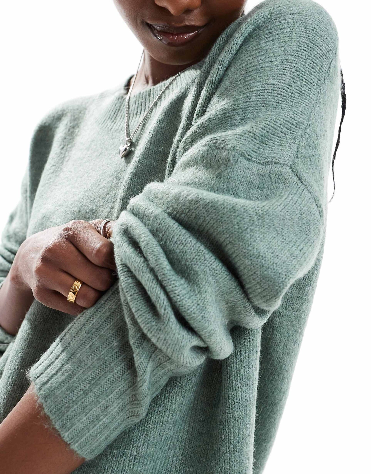 Longline Deep Cuff Jumper