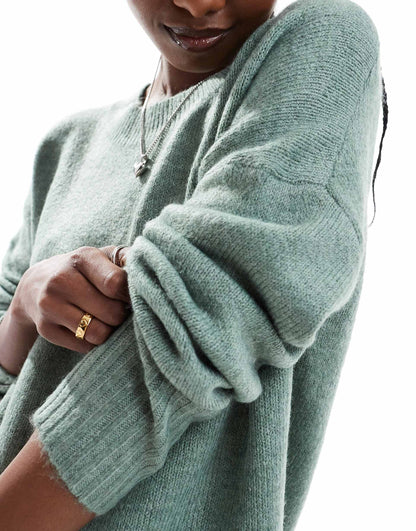 Longline Deep Cuff Jumper