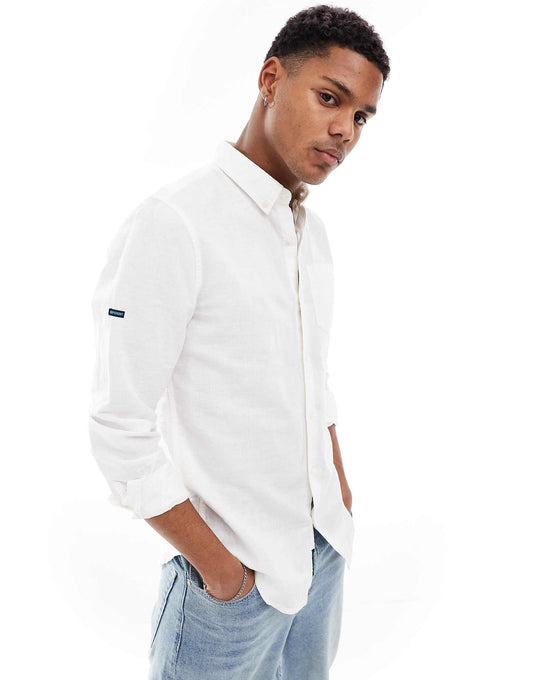 Studio Linen Long Sleeve Shirt