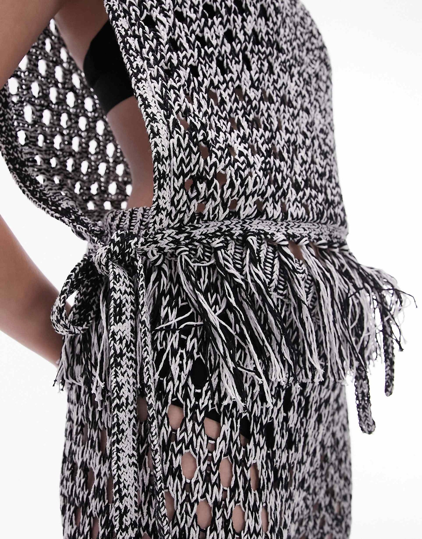 Knitted Tie Side Beach Top