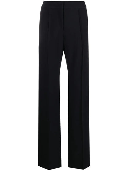 High-Waisted Flared Trousers