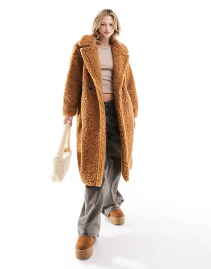 Gertrude Long Teddy Coat
