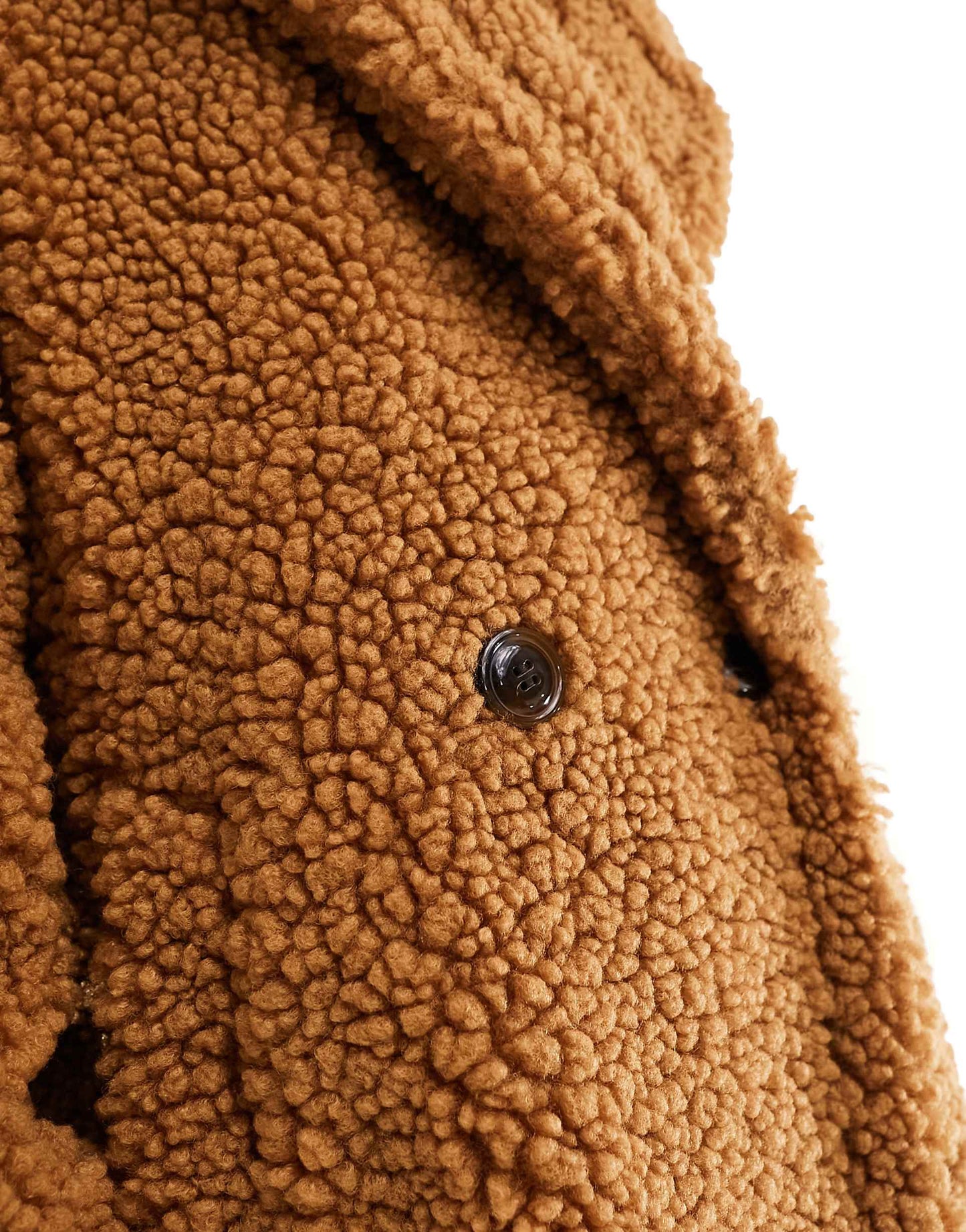 Gertrude Long Teddy Coat